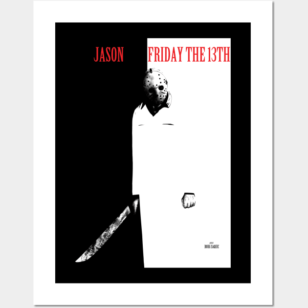 Jason Scarface Wall Art by DougSQ